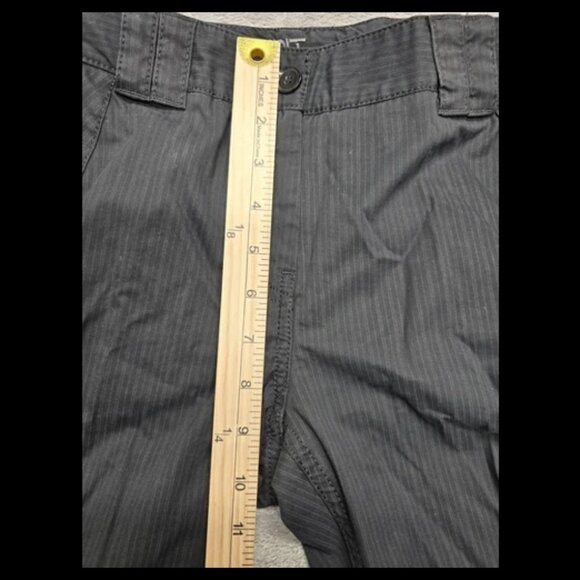 ESprit Jeans Women US 8 Bern Black W/ Pin Stripe Stretch NWT - Picture 3 of 14